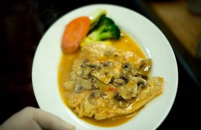 Chicken Marsala.